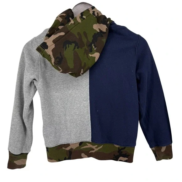 Polo Ralph Lauren Boys Colorblock Camo Hoodie Jogger Sweatpants Set Size 8 - Picture 4 of 14